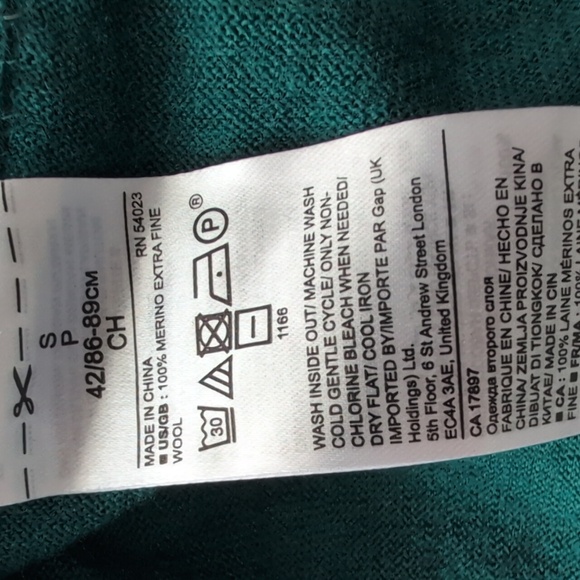 BANANA REPUBLIC Merino Wool Crewneck Sweater - Picture 6 of 7